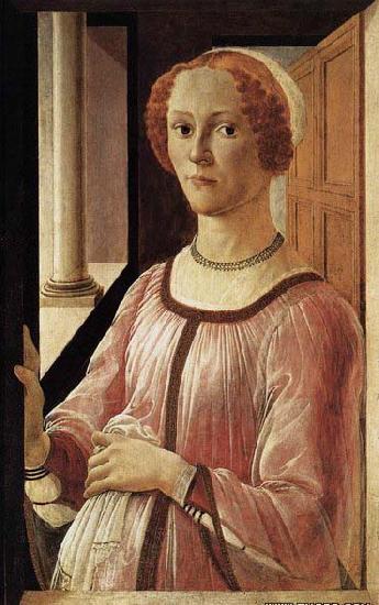 BOTTICELLI, Sandro Portrait of a Lady Germany oil painting art